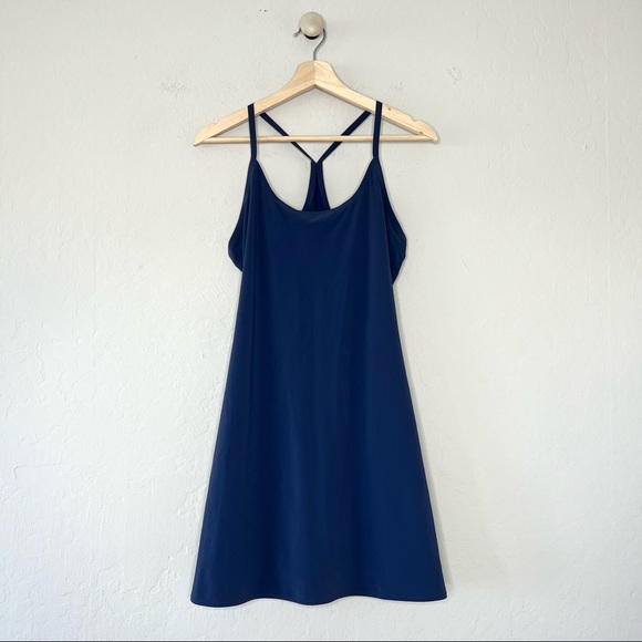 Outdoor Voices Exercise Skort Dress in Navy - Picture 2 of 6